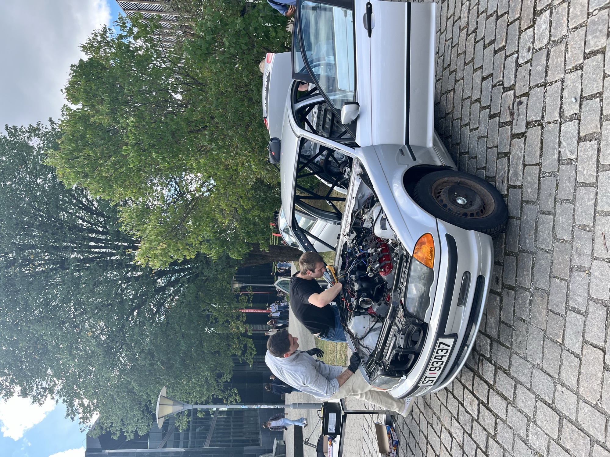 Burnout Motors GT3-bil på Frederikke plass
